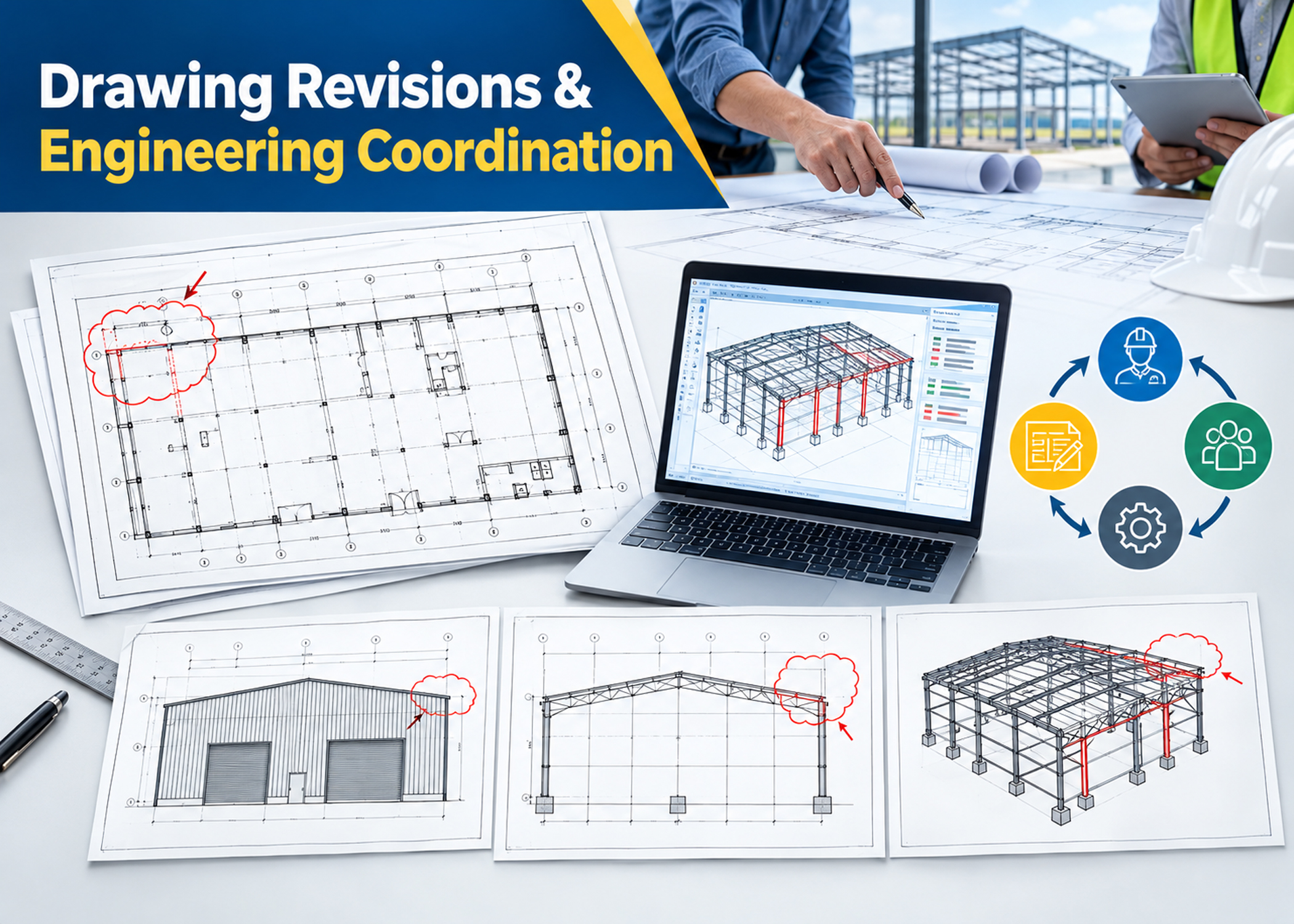PEMB drawing revisions and engineering coordination services